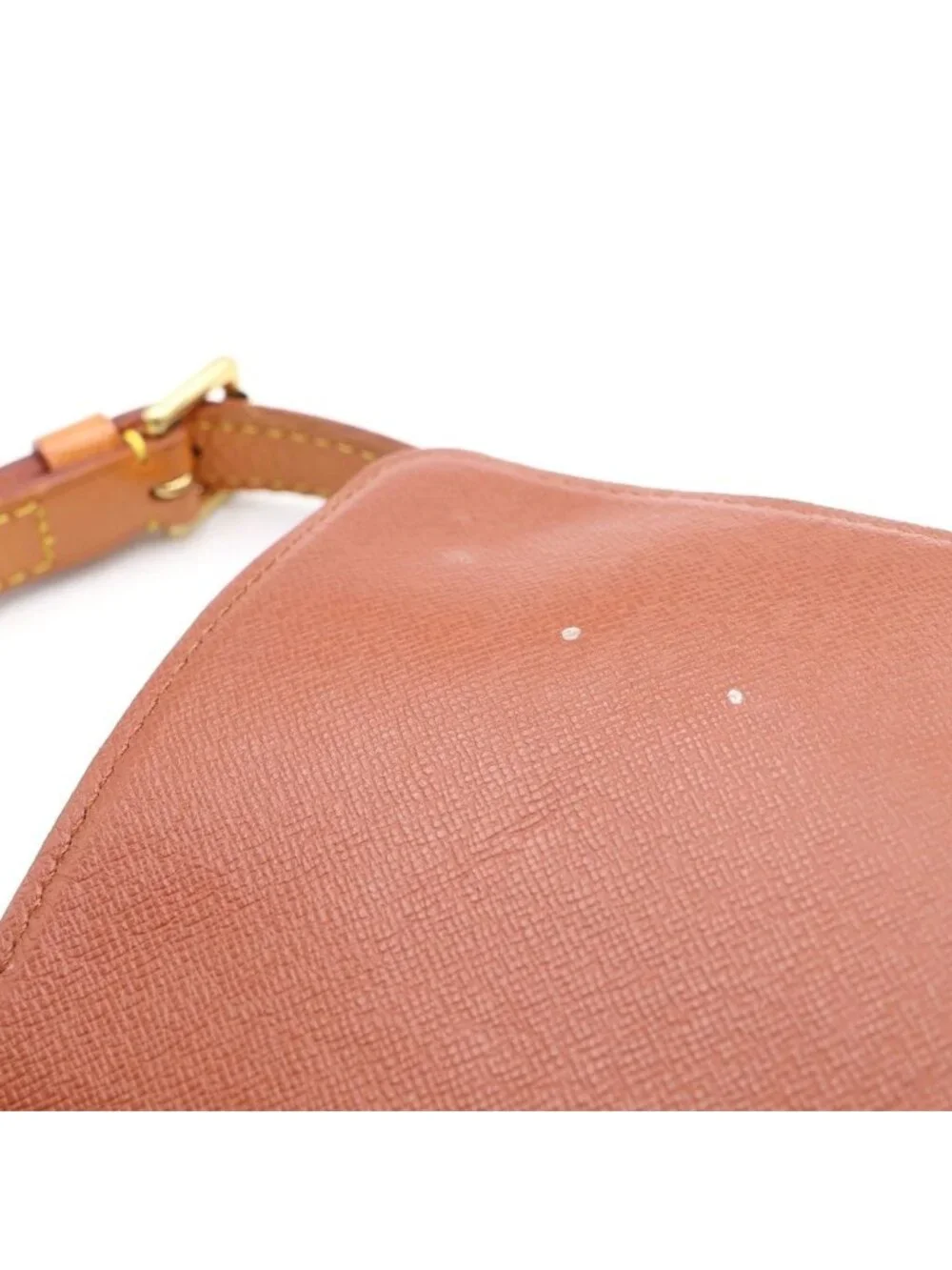 Louis Vuitton Monogram Musette Tango Leather Shoulder Bag Brown